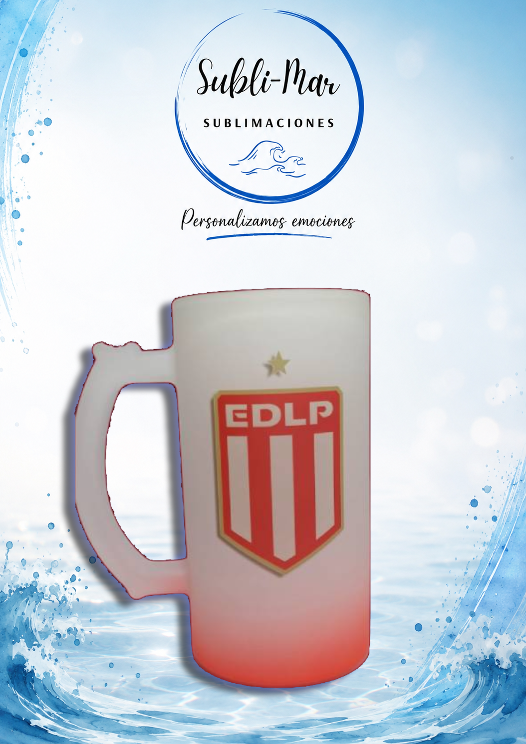 jarro chopp vidrio esmerilado - Imagen 12