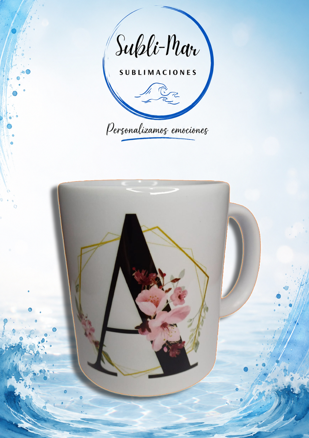 Taza blanca cerámica - Imagen 2