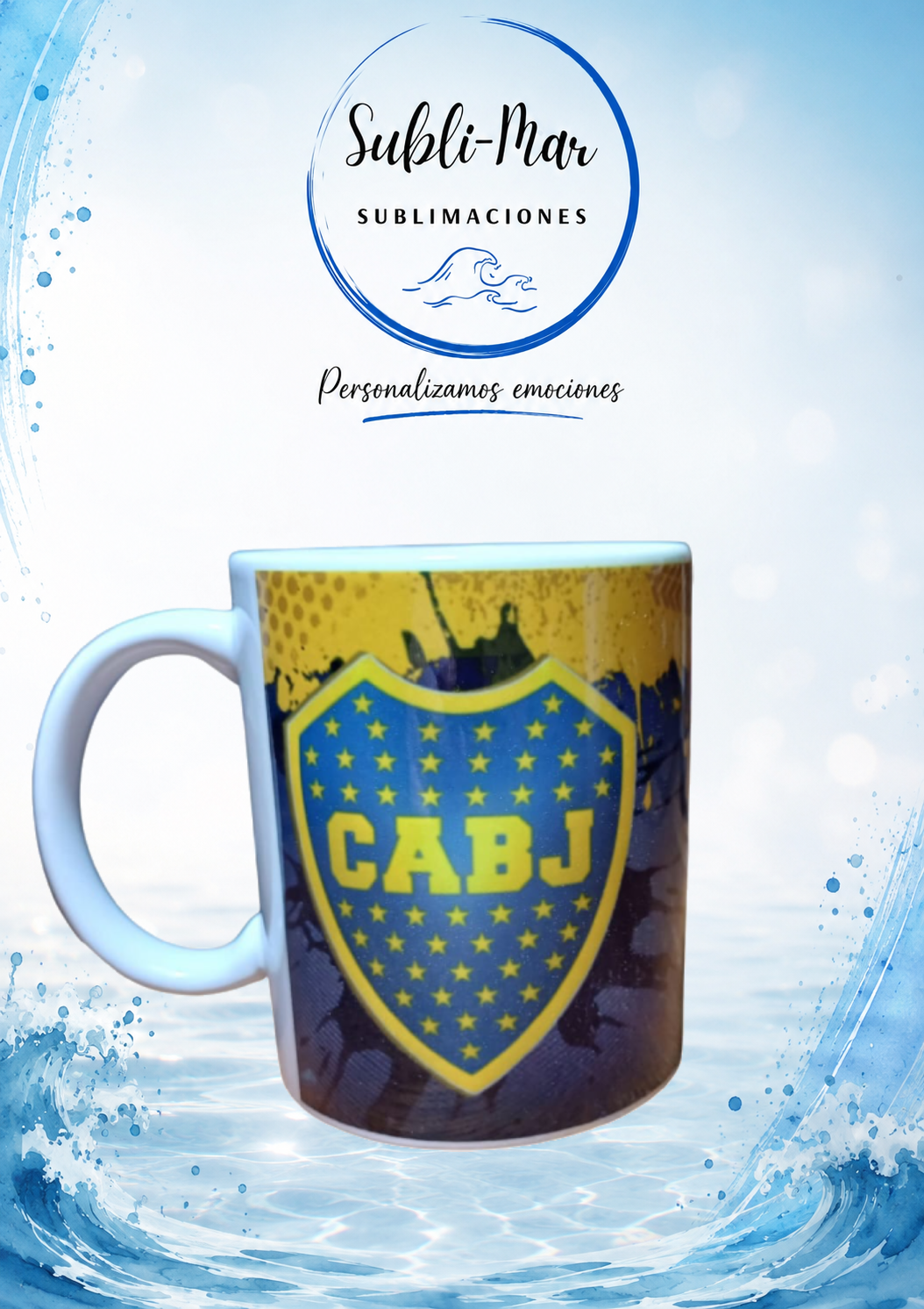 Taza blanca cerámica - Imagen 5