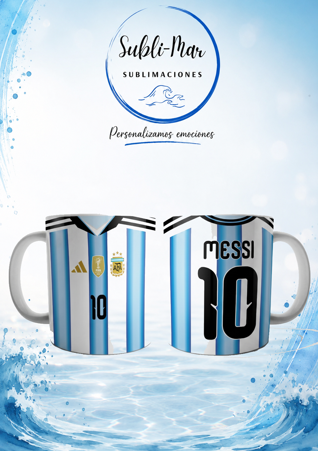 Taza blanca cerámica - Imagen 6