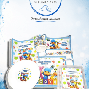 Set de Jardín de Infantes Personalizado Completo (7 Piezas)