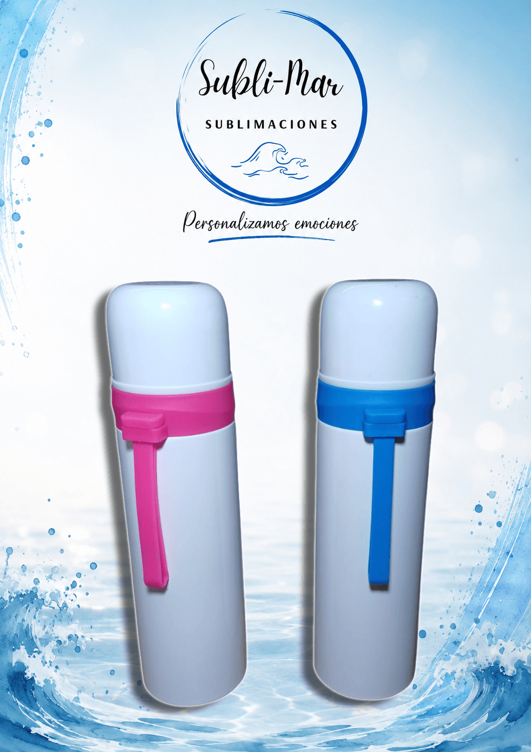 Termo Compacto con Correa de Color (500 cc)