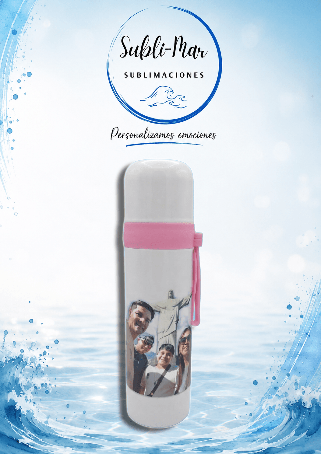 Termo Compacto con Correa de Color (500 cc) - Imagen 3