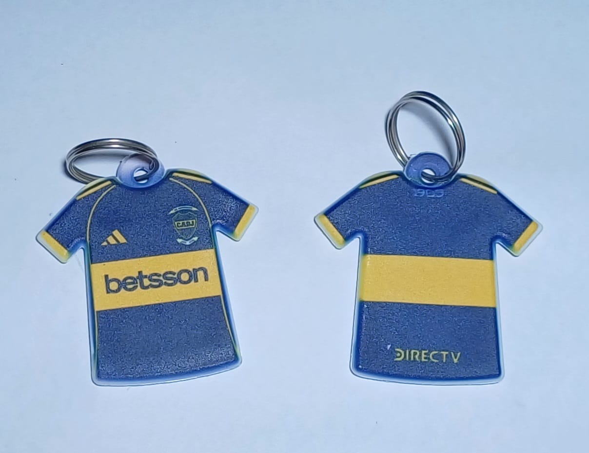 Llavero de Polímero Camiseta de Fútbol Personalizado - Imagen 2