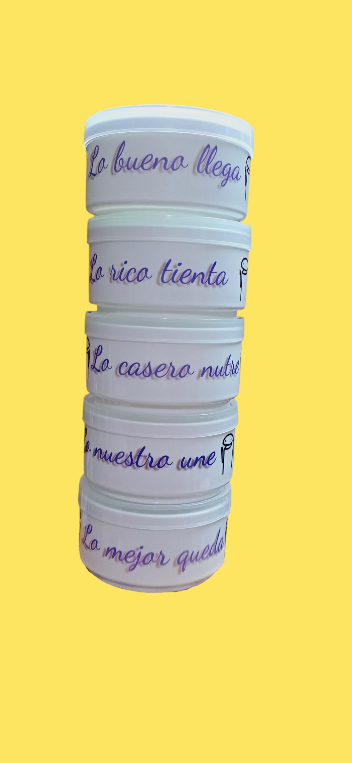 Set de Cazuelas Plásticas Apilables con Tapa