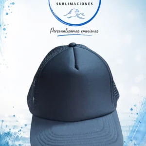 Gorra trucker negra personalizada